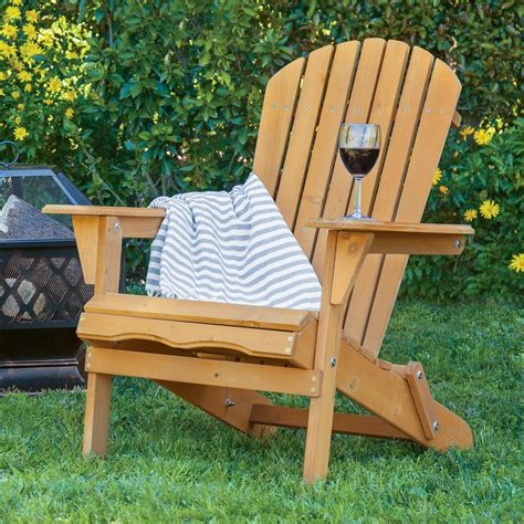 wooden outdoor chairs adirondack